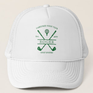 Boné de golfe Classic Club Name Forest Green