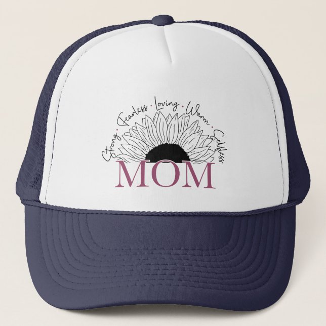 Boné de mãe sem medo e amando (Frente)