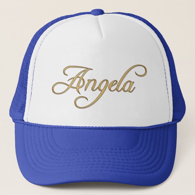 BONÉ de Moda Personalizada com Marca de Nome ANGEL (Frente)