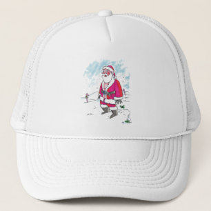Boné de motorista sem Ho Ho Ho branco