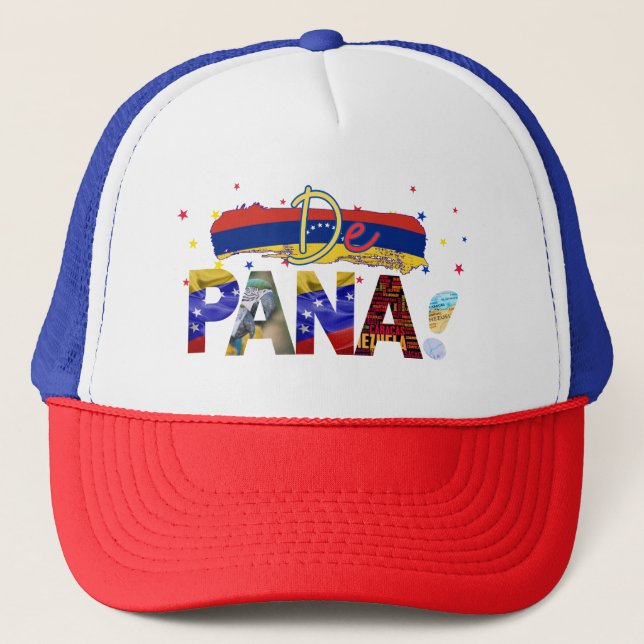 Boné De Pana Venezuela gíria amantes da cultura venezue (Frente)