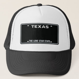 Boné de Placa de Licença Texas Personalizada 01