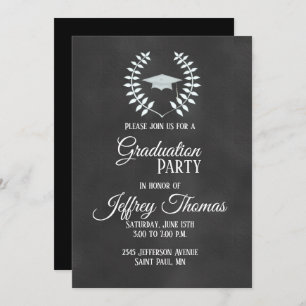 Boné de quadro e deixa o convite para Formando 5"