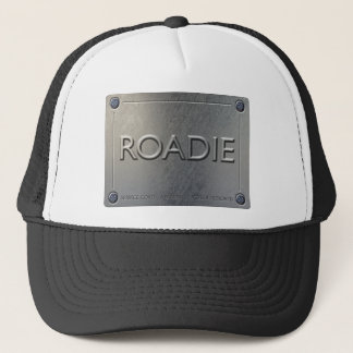Boné de ROADIE - projeto da placa de metal