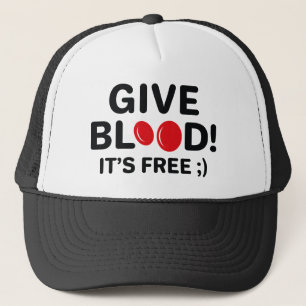 Boné Dê sangue é grátis