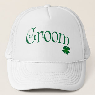 Boné de Shamrock Verde e Branco