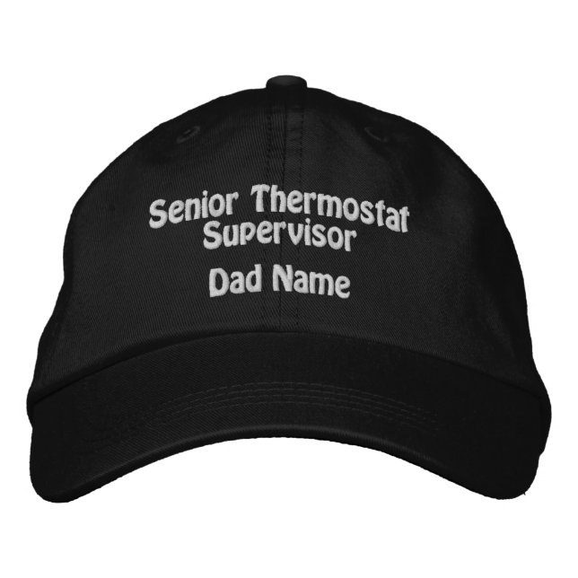 Boné de Supervisor de Termostato Bordado Personali (Frente)