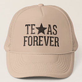 Boné De Texas chapéu do camionista para sempre