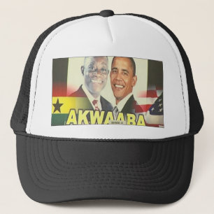 BONÉ DE TRANSPORTE POR CAMINHÃO DE OBAMA GHANA