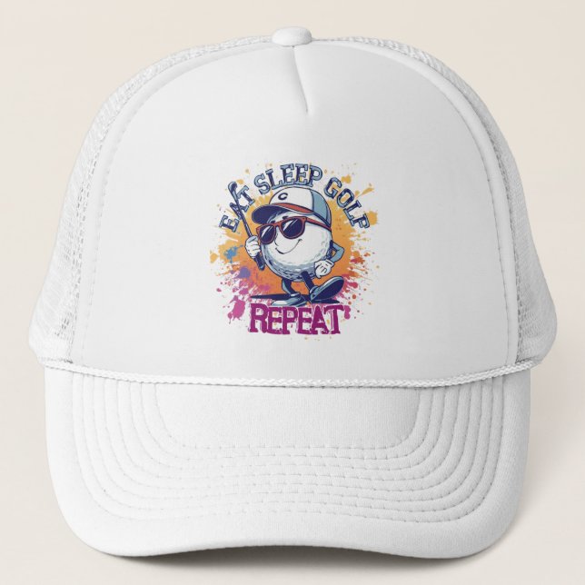 Boné de Trucker Personalizado Nome do Clube de Gol (Frente)