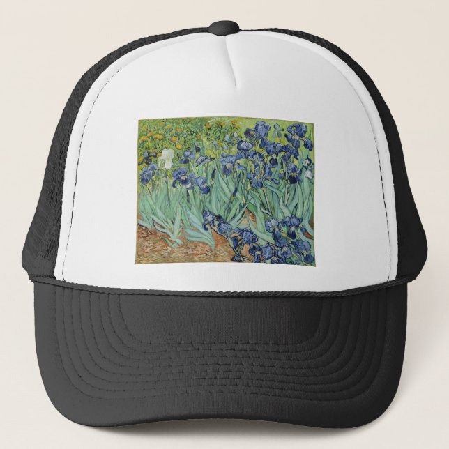 Boné De Van Gogh vida ainda: Vaso com íris (Frente)