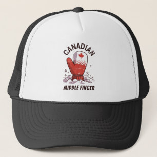Boné Dedo médio canadense