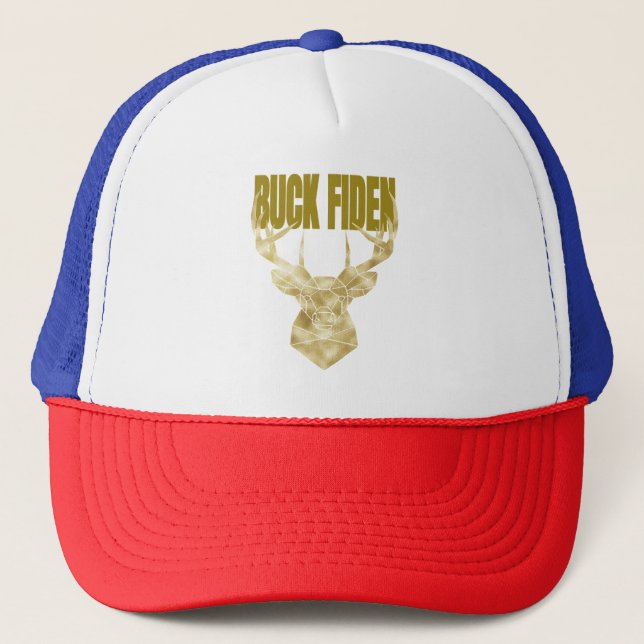 Boné Deer Hunter Buck Fiden Política Anti-BIden Wall H (Frente)