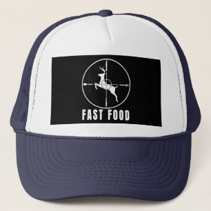 BONÉ DEER HUNTER ENGRAÇADO CAÇANDO COMIDA RÁPIDA