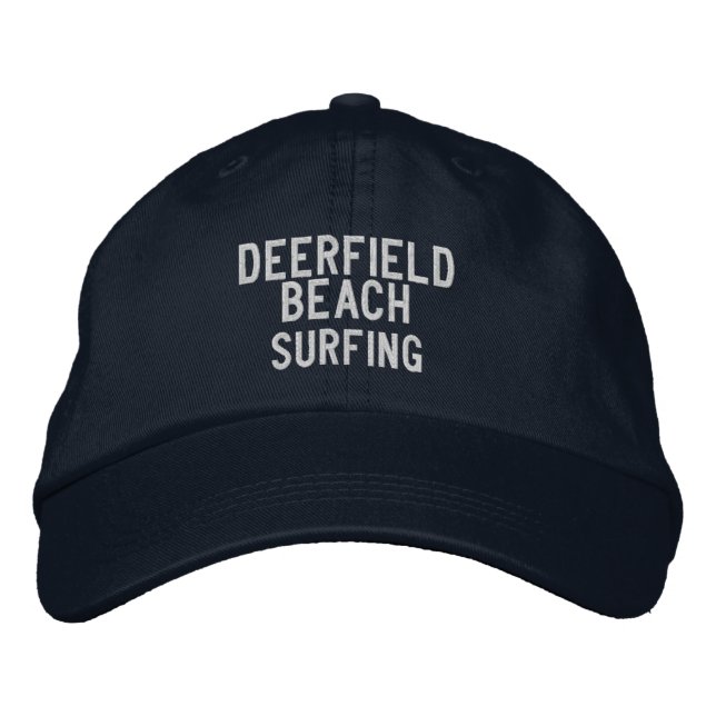 Boné Deerfield Beach Florida Embroidered Hat (Frente)