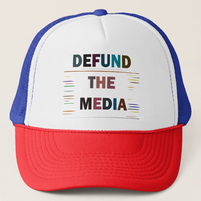 Boné Defund The Media (Frente)