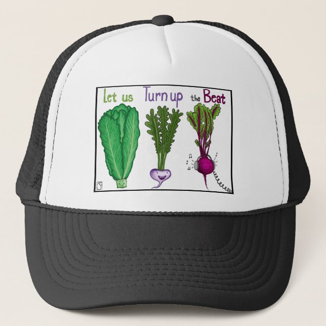 Boné Deixe-nos girar acima da batida (Frente)