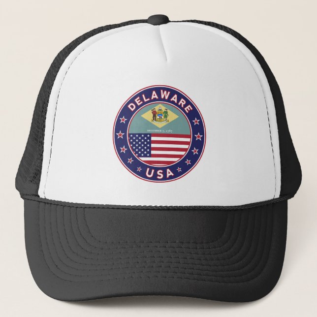 Boné Delaware, t-shirt Delaware, adesivo Delaware (Frente)