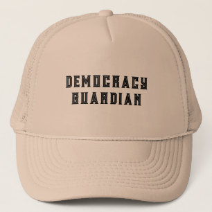 Boné Democracia Design de Texto Guardião