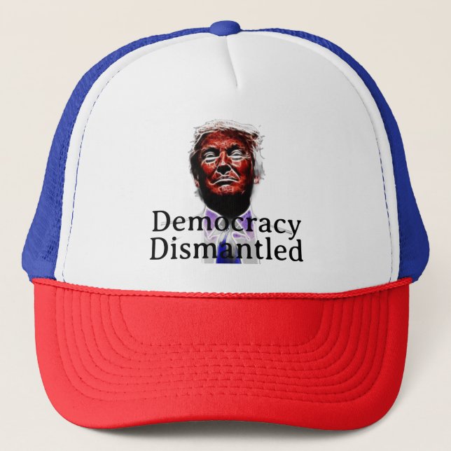 Boné Democracy Dismantled Trucker Hat (Frente)