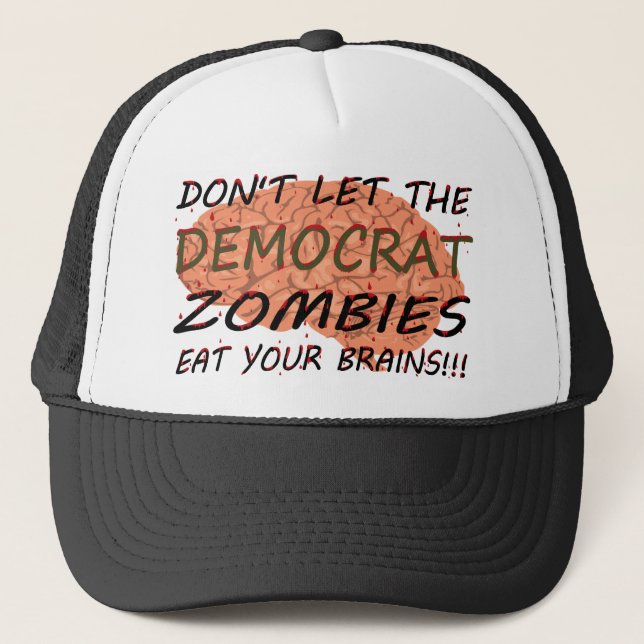 Boné Democrata Zombies (Frente)