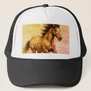 Boné Denim Jaqueta, cavalo selvagem