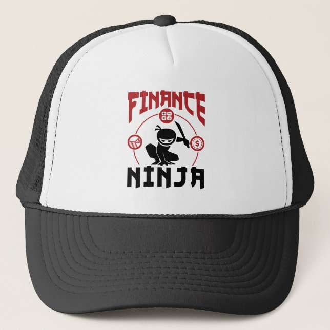 Boné Departamento de Finanças Ninja Apreciação (Frente)