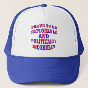 Boné Deplorável E Politicamente Incorreto