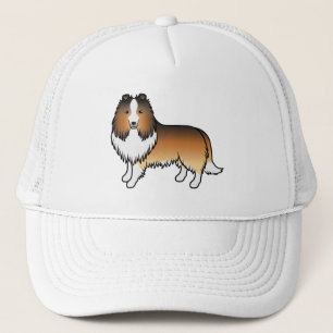 Boné Desativar o Cão-de-Cartum de Sheepdog