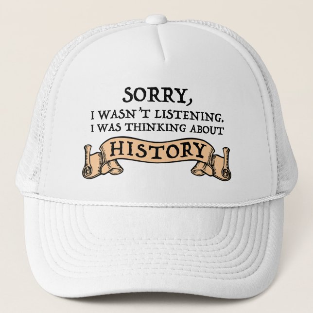 Boné Desculpe, eu não estava ouvindo - pensando sobre a (Frente)