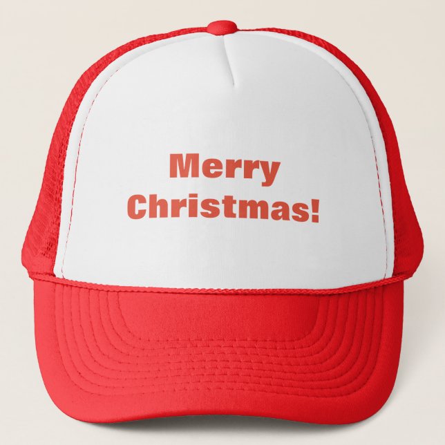 Boné Desejos de Natal Feliz Elegante Amor Paz-Gorro (Frente)
