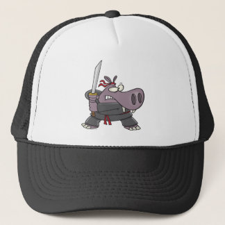 Boné desenho animado ninja hippo do bobo