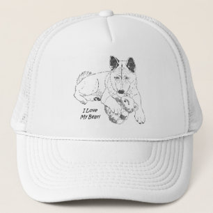 Boné desenho de esboço original do urso de ursinho e d