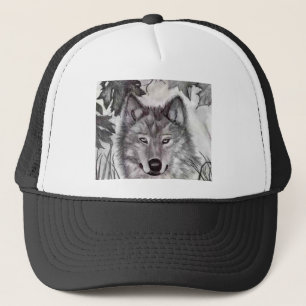 Boné Desenho do lobo