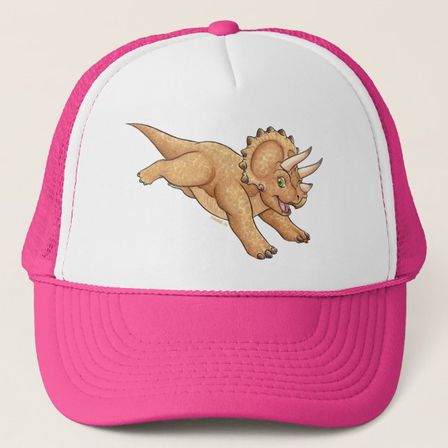 Boné Desenhos animados do Triceratops (Frente)