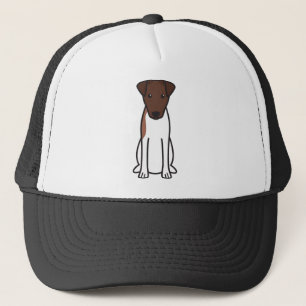 Boné Desenhos animados lisos do cão do Fox Terrier