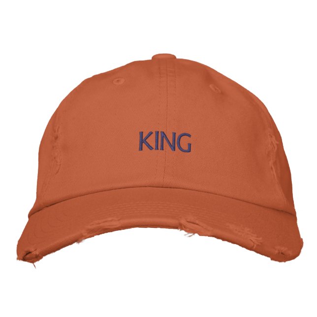 Boné Desgastado KING Canyon Flame Strapback Glow (Frente)