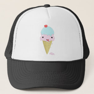 Boné Design adorável bonito do sorvete s dos desenhos
