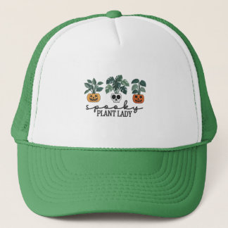 Boné Design da Spooky Plant Lady Halloween Monstera