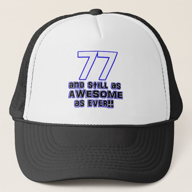 Boné design de 77.o aniversário (Frente)