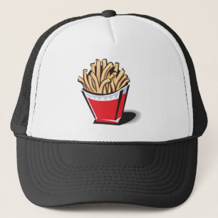 Boné design de batatas fritas retrô