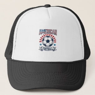 Boné Design de Camisa de Bola de Futebol Americano Vint