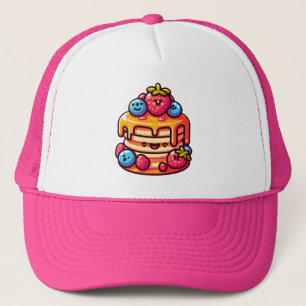 Boné Design de Comida de café da manhã de Kawaii Pancak