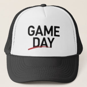 Boné Design de Declaração Ousada para o Dia do Jogo
