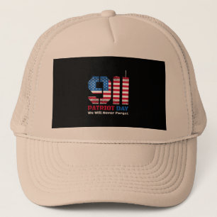 Boné Design de dia patriota vetorial com bandeira ameri