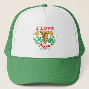Boné Design de Diversão Pizza Lover para Fanáticos Comi