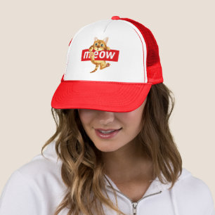 Boné Design de Gatinho Sinal Meow