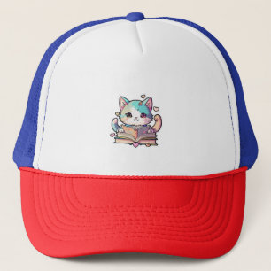 Boné design de gato fofo