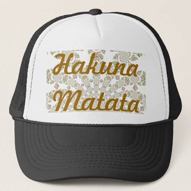 Boné Design de Hakuna Matata Única: Serene Vibes (Frente)