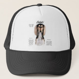 Boné Design de História de Saluki